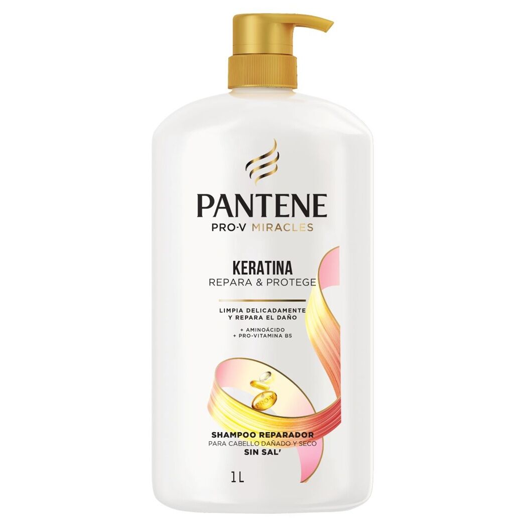 Pantene Shampoo Keratina 1 Litro