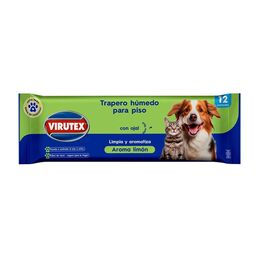 Virutex Trapero Húmedo Pets Limón x12