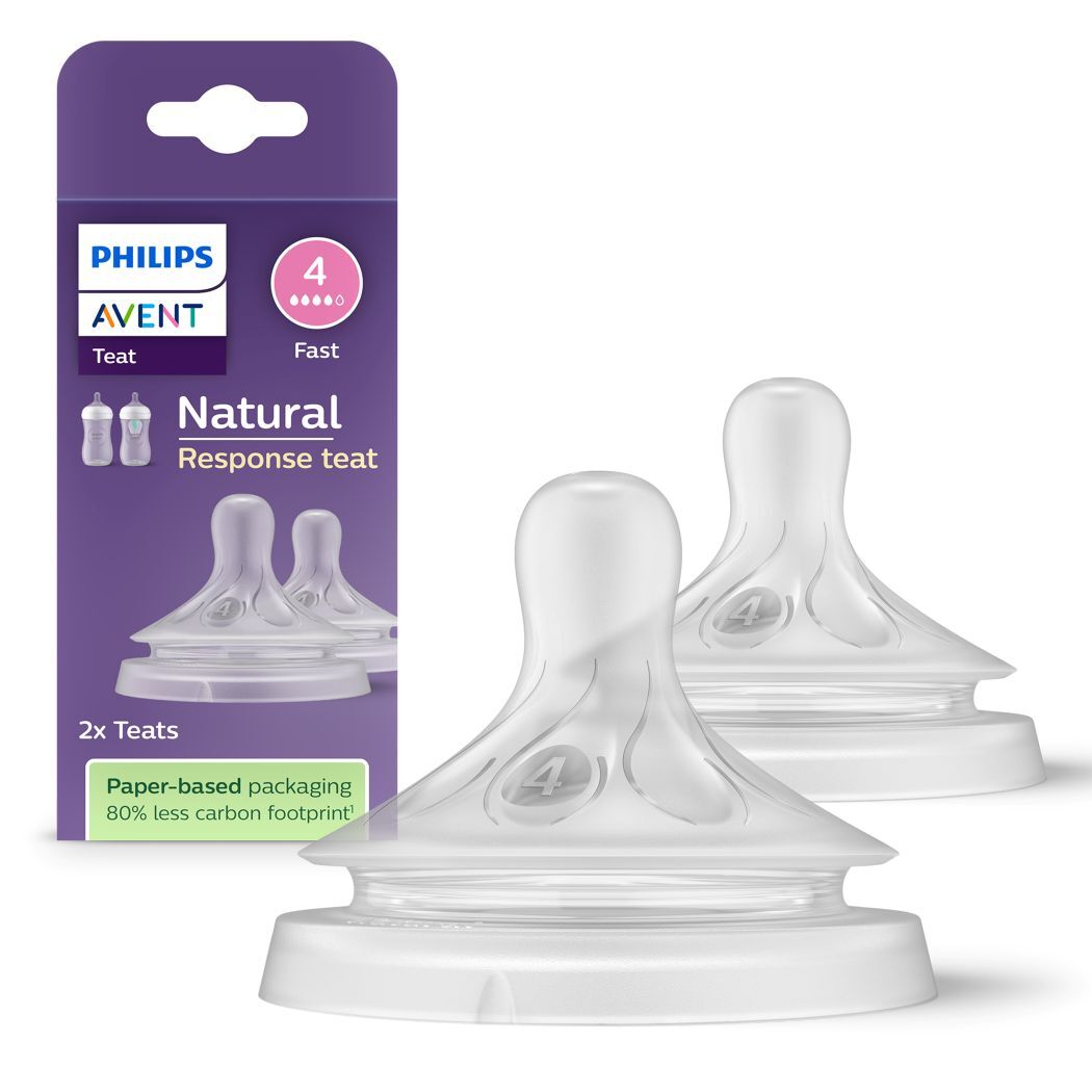 Tetina Avent Natural  Flujo Rápido 6m+ SCY964/02