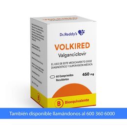 Volkired (B) Valganciclovir 450mg 60 Comprimidos Recubiertos