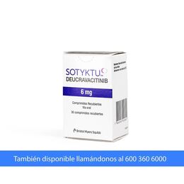 Sotyktu Deucravacitinib 6mg 30 Comprimidos Recubiertos