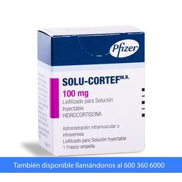 Solu-Cortef 100mg Inyectable 1 Frasco-Ampolla