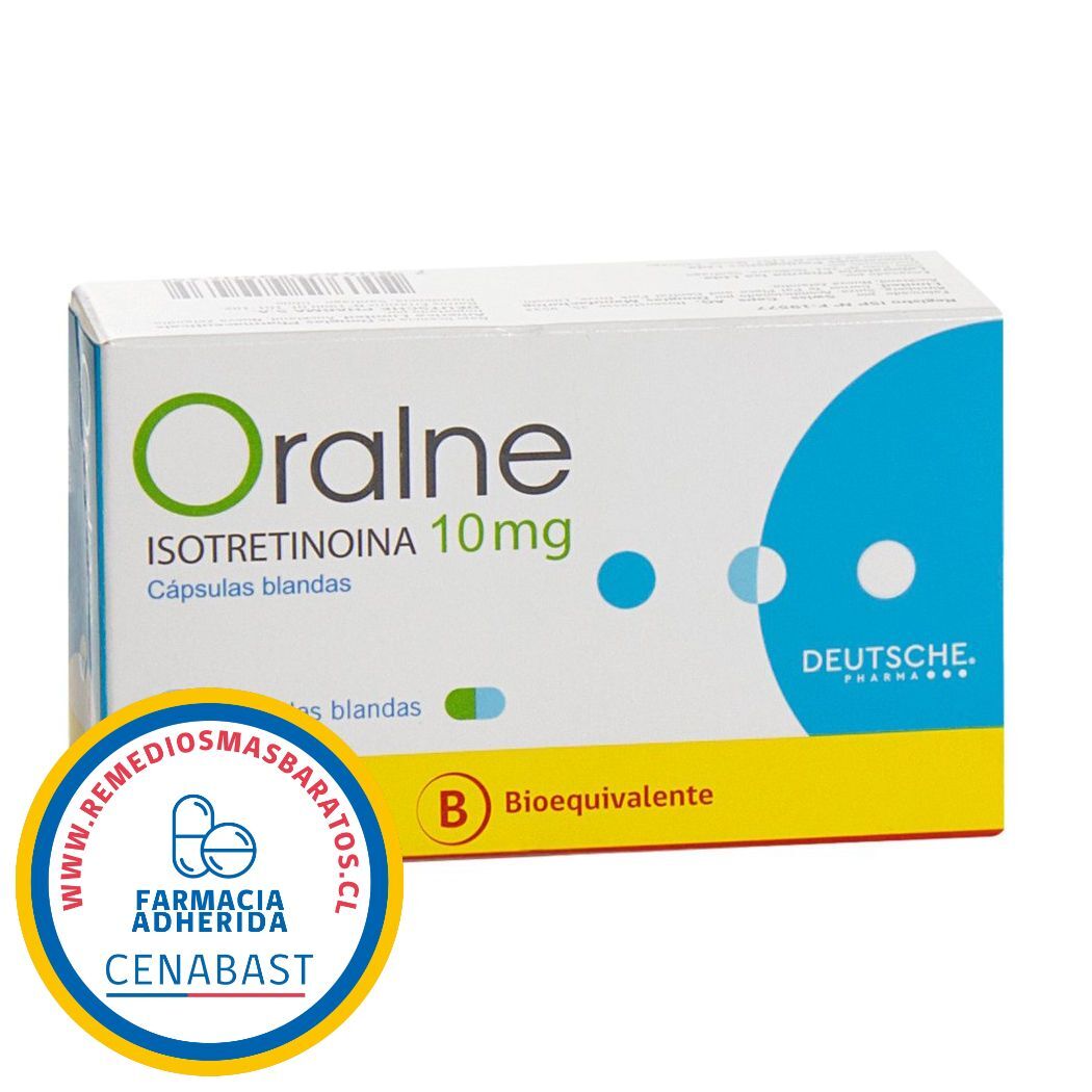 Oralne (B) Isotretinoína 10mg 30 Cápsulas - Cenabast