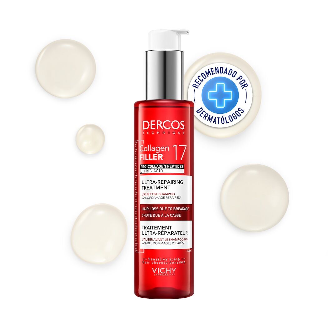 Vichy Dercos Collagen 17 Pre-Shampoo Reparador 150 ml