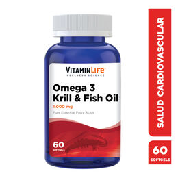 VitaminLife Omega 3 Krill & Fish Oil