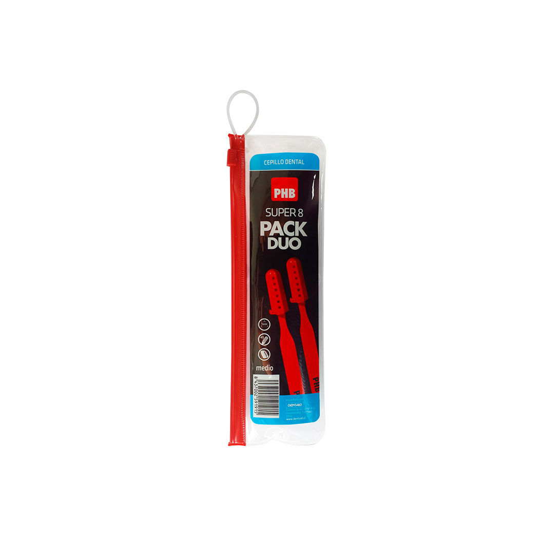 Pack Cepillo Dental PHB® Super 8 Duo