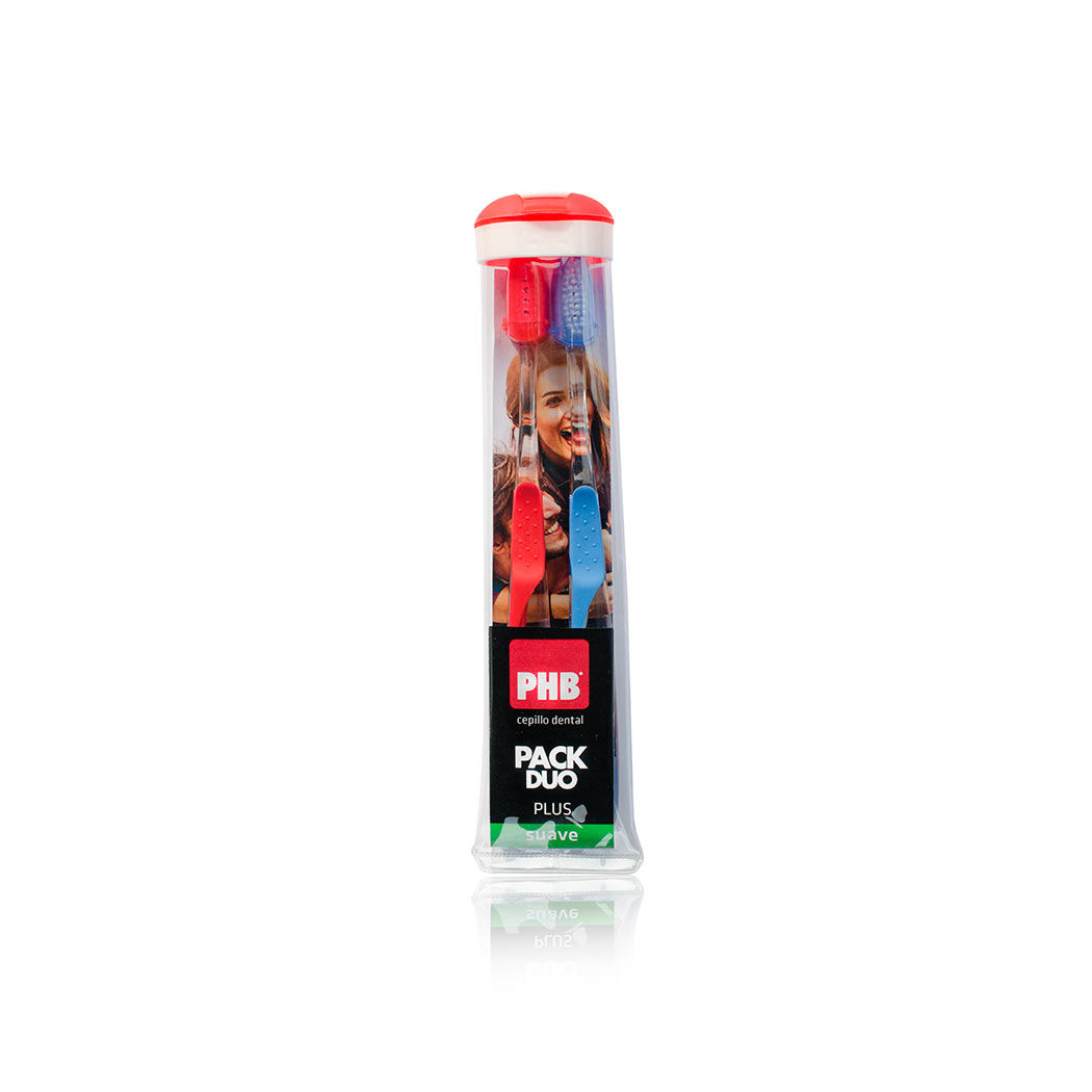 Pack Cepillo Dental Phb® Plus Suave + Envase
