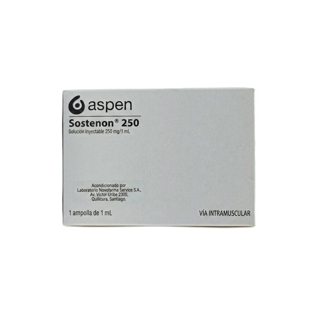 Sostenon Testosterona 250mg/ml Inyectable 1 Ampolla
