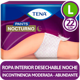 Ropa Interior Desechable Tena Nocturno Talla L/G 22 Unidades