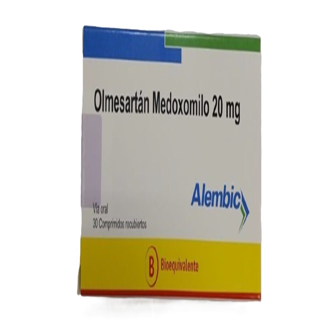 Olmesartan (B) 20mg 30 Comprimidos Recubiertos
