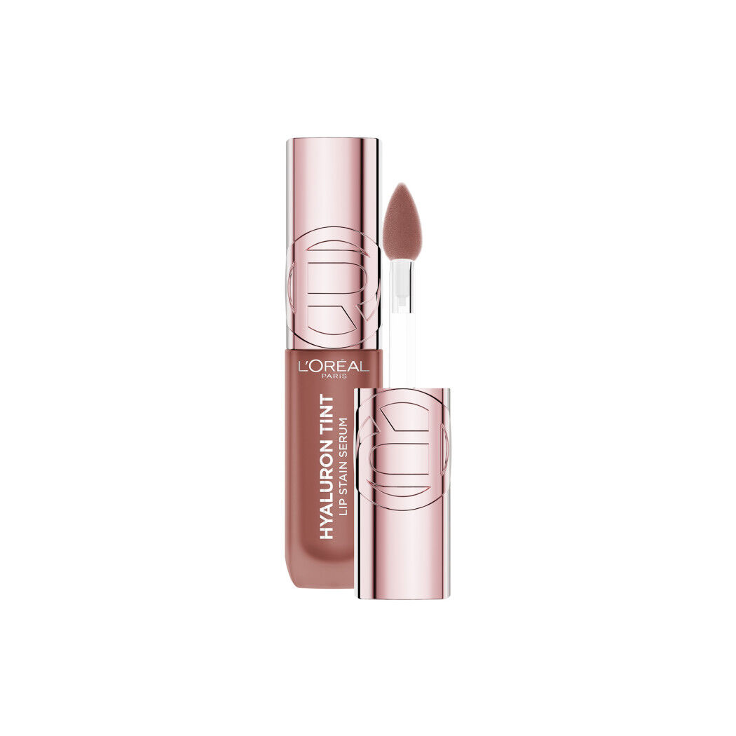 Tinta De Labios L'Oréal Paris Hyaluron Lip Stain Serum Nude Espresso N°580