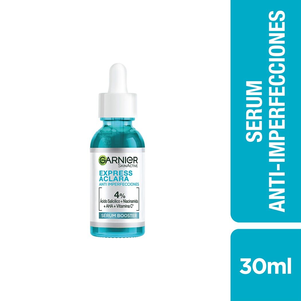 Serum Garnier Express Aclara Anti Imperfecciones Ácido Salicílico 30ml