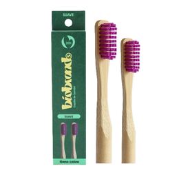 Duo-pack-cepillo-dental-bambu-suave-morado
