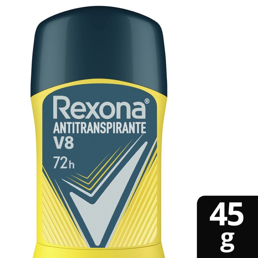 Rexona Men Desodorante Antitranspirante Barra V8 45 g