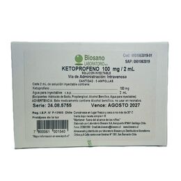 Ketoprofeno 100mg/2ml