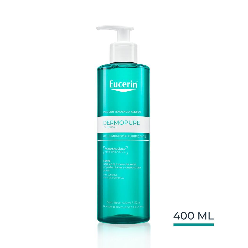 EUCERIN Gel Limpiador Facial DermoPure Clinical 400ml