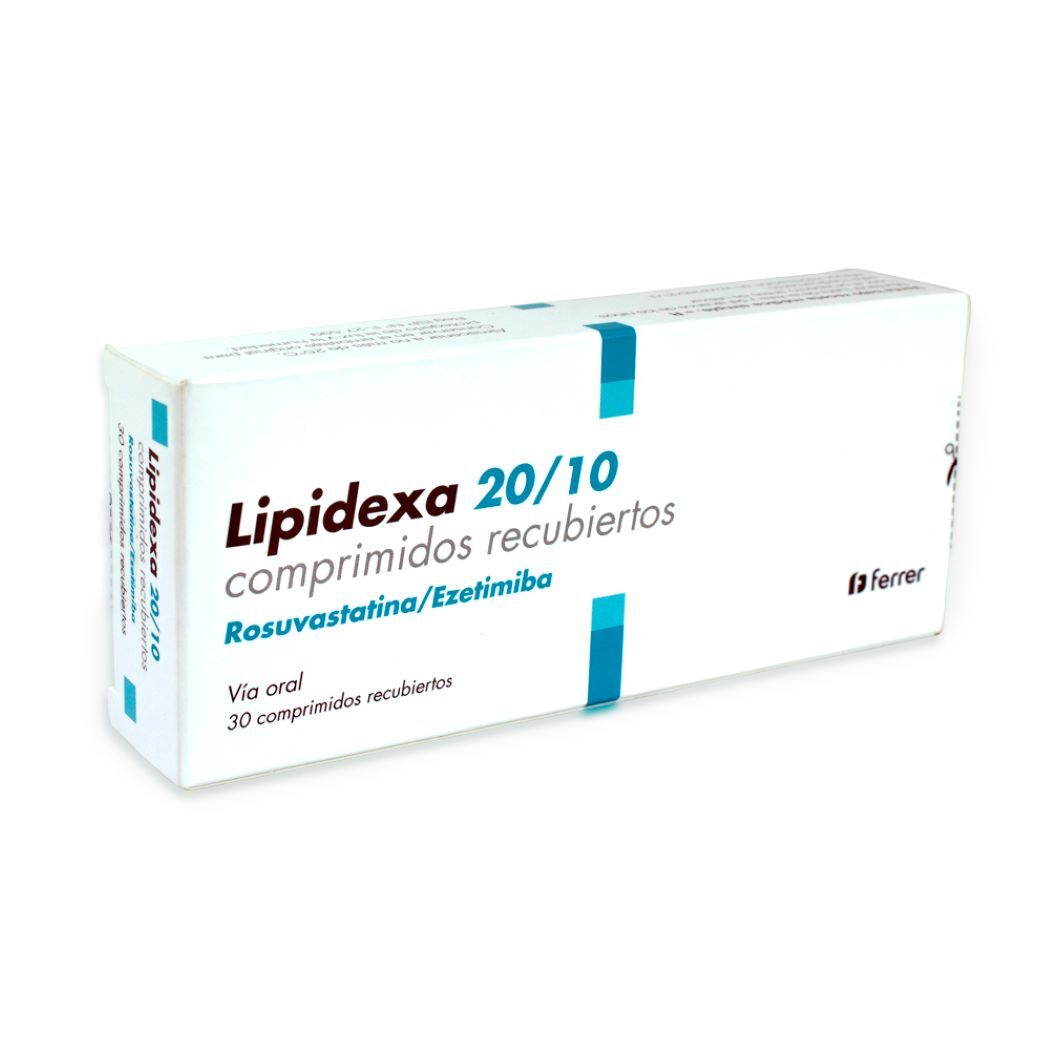 Lipidexa 20/10 Rosuvastatina / Ezetimiba 30 Comprimidos Recubiertos