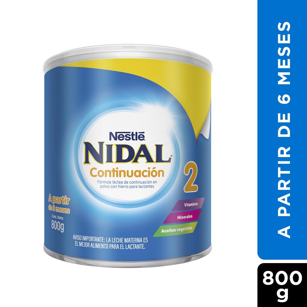 Fórmula Láctea NIDAL® 2 Continuación 800g