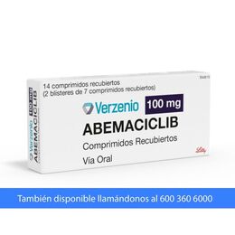 Verzenio Abemaciclib 100mg 14 Comprimidos Recubiertos