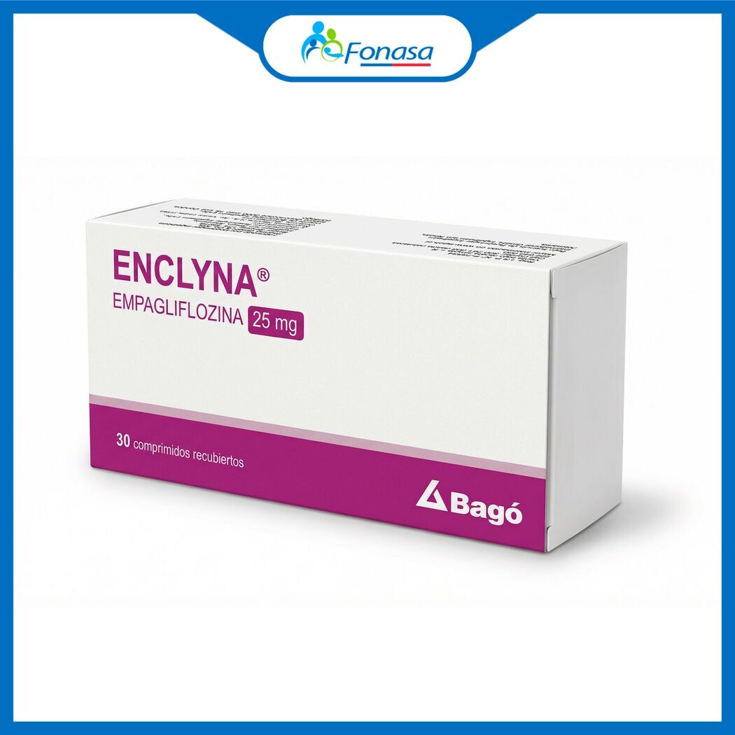 Enclyna Empagliflozina 25mg 30 Comprimidos Recubiertos