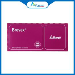 Brevex Clorzoxazona / Paracetamol 20 Comprimidos Recubiertos