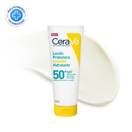Protector solar cuerpo y rostro Loción Invisible Hidratante FPS 50+ 75ml