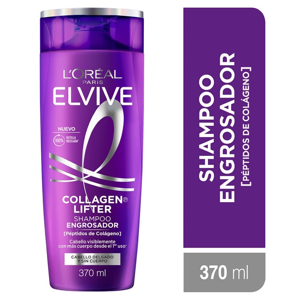 L'Oréal Paris Shampoo Elvive Colágeno Lifter Shampoo 370 ml