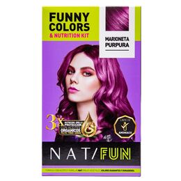 Coloración Nat Fun Marioneta Púrpura 50g Sachet