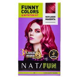 Coloración Nat Fun Resplandor Magenta 50g Sachet