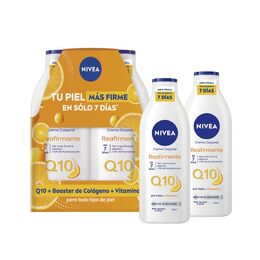 NIVEA Pack Reafirmante Q10 Crema Corporal 400ml x2
