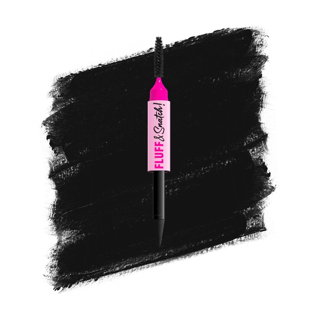 NYX Fluff N Snatch Powder Pen, Lápiz para Cejas Black