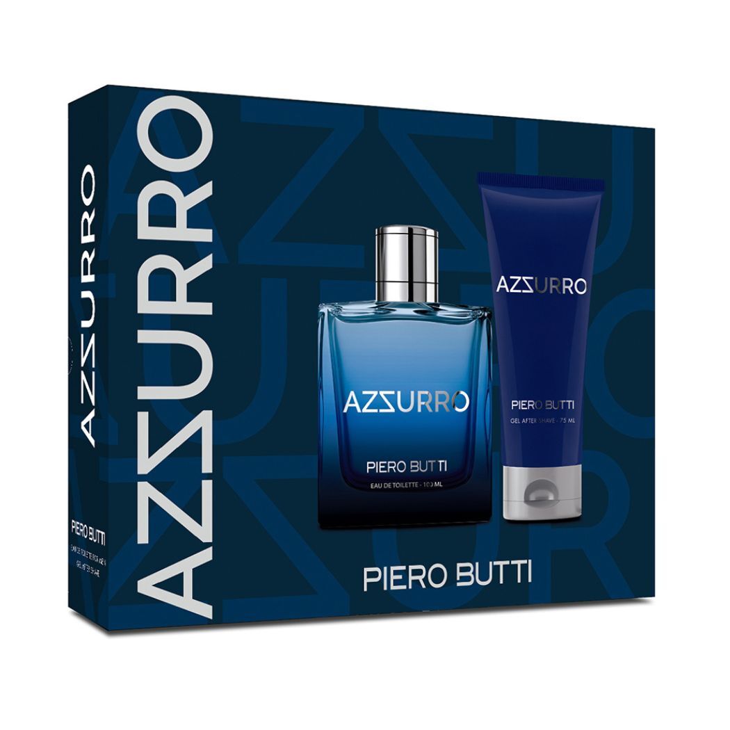 Set Perfume Hombre Azzurro EDT + After Shave