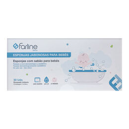 Farline Bebe Esponjas Jabonosas Bebe 30 Unidades