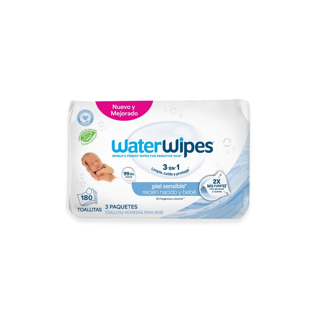 Waterwipes Toallitas Húmedas 180 Unidades