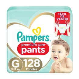 Pañales Pampers Premium Care Pants Talla G 128 Unidades