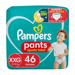 Pañales Pampers Pants Ajuste Total Talla XXG 46 Unidades