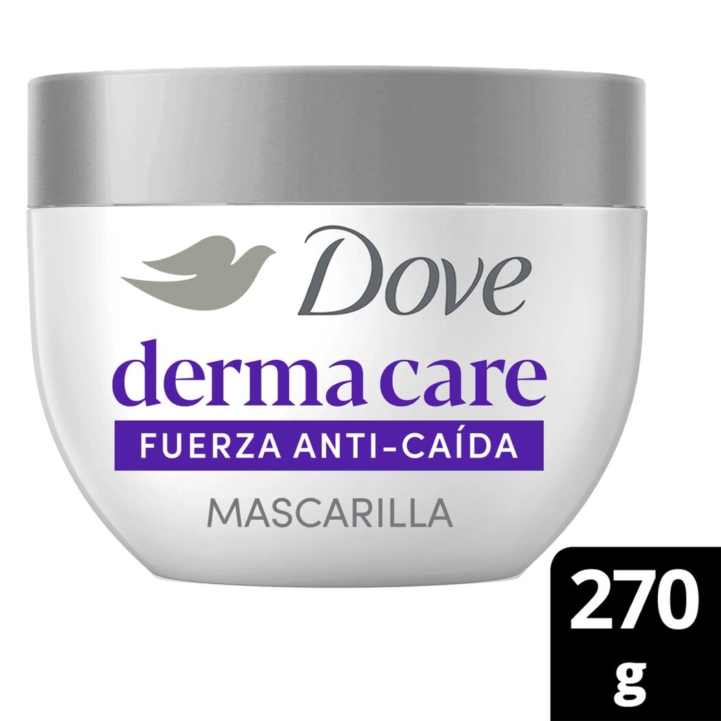 Dove Máscara de Tratamiento Derma Care Fuerza Anti Caída 270 g