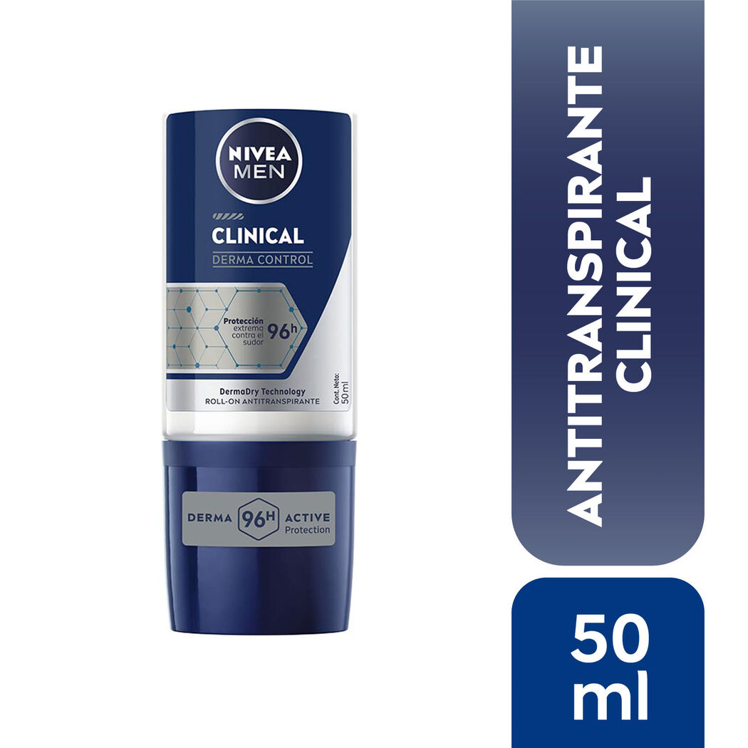 NIVEA Desodorante Roll On Clinical Masculino