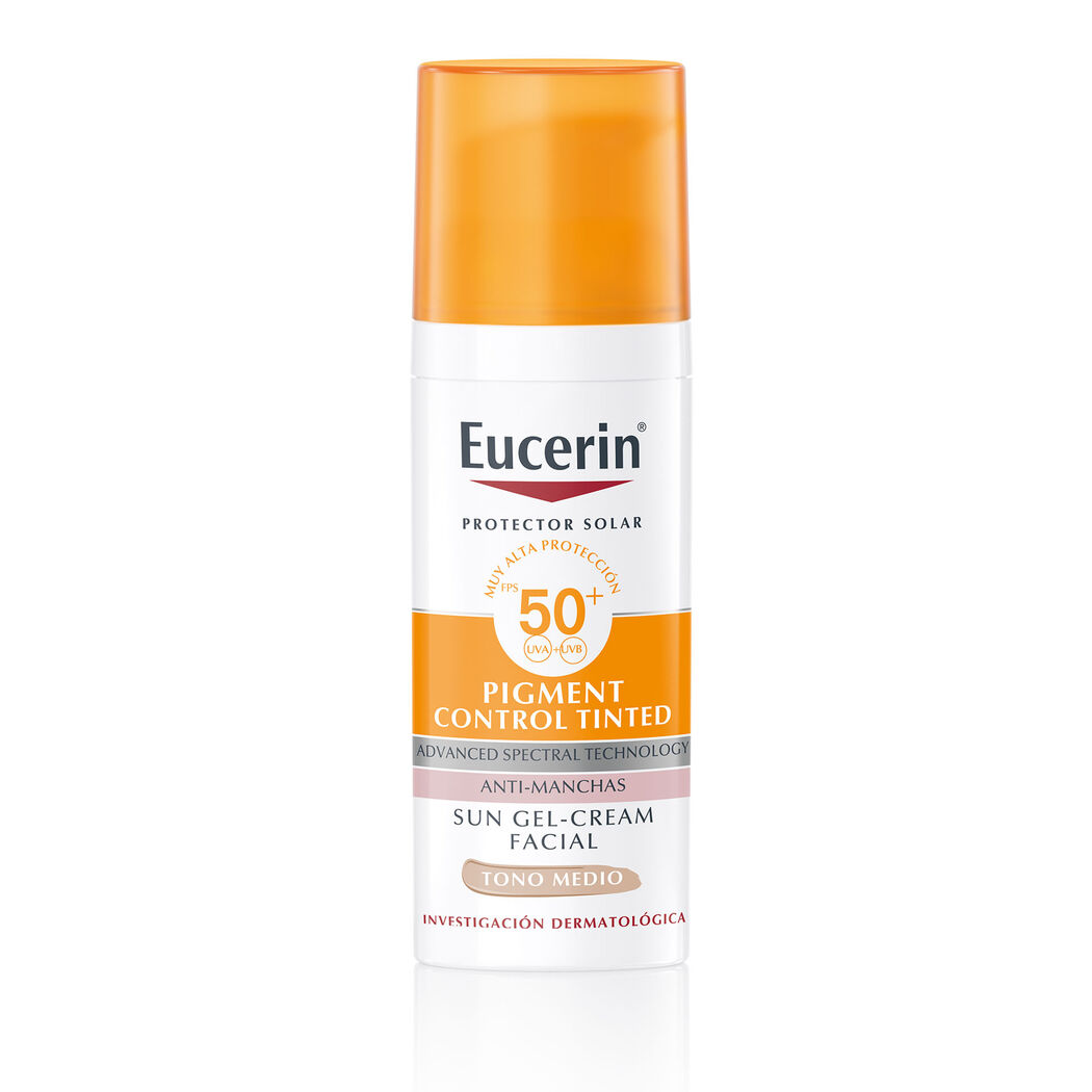 EUCERIN Protector Solar Pigment Control Tono Medio Facial FPS50+ 50ml