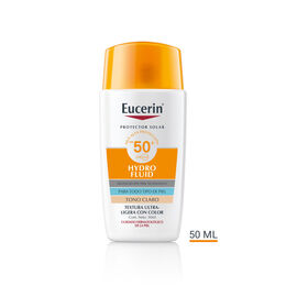 EUCERIN Protector Solar HydroFluid Tono Claro Facial FPS50+ 50ml