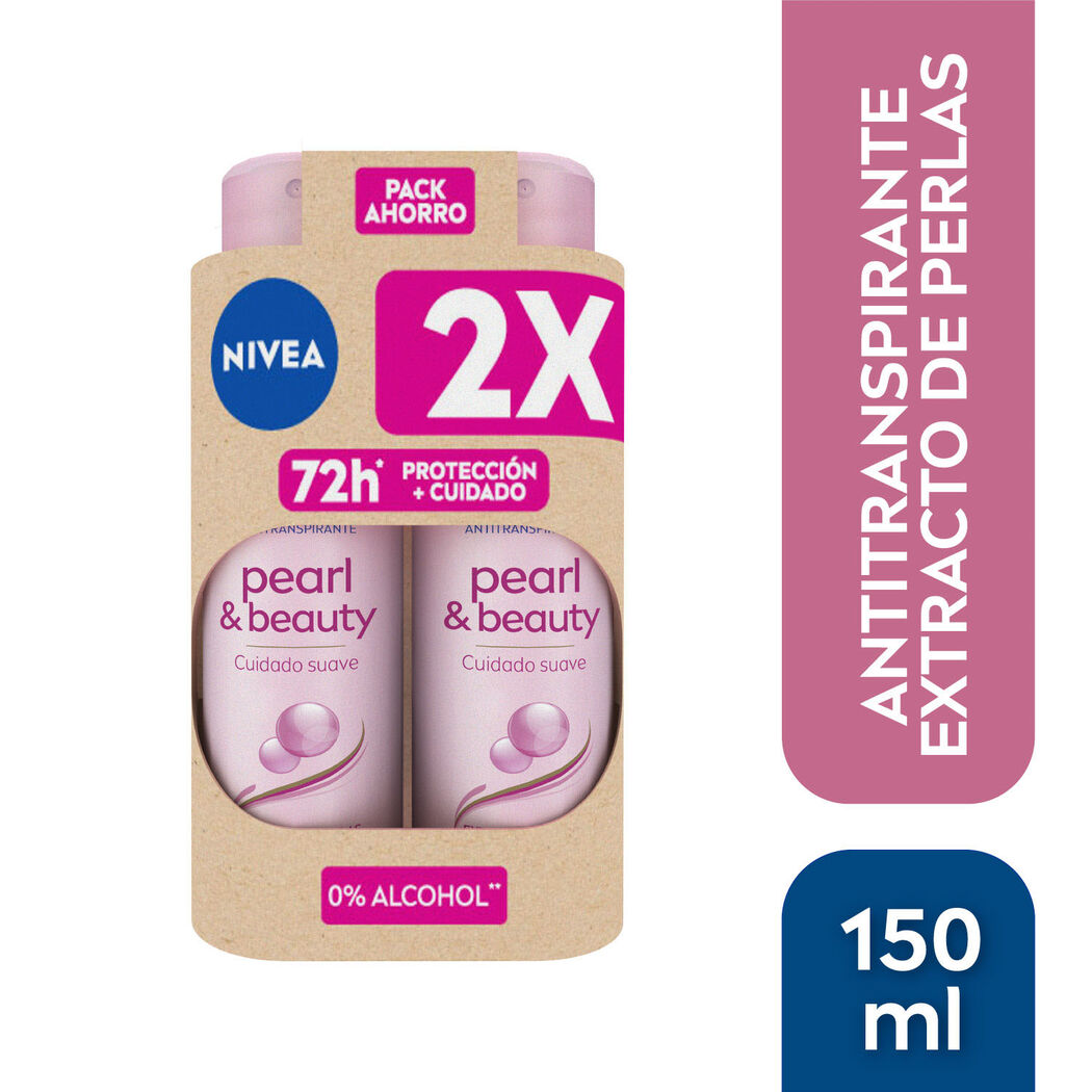 NIVEA Pack Desodorante Spray Pearl & Beauty 150ml