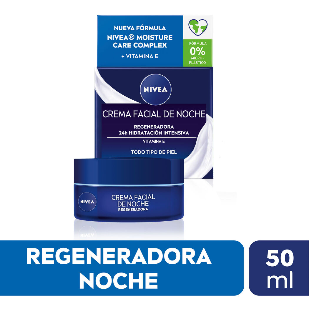 Crema Regeneradora Hidratante Facial Noche De Nivea