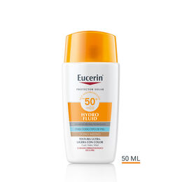 EUCERIN Protector Solar HydroFluid Tono Medio Facial FPS50+ 50ml