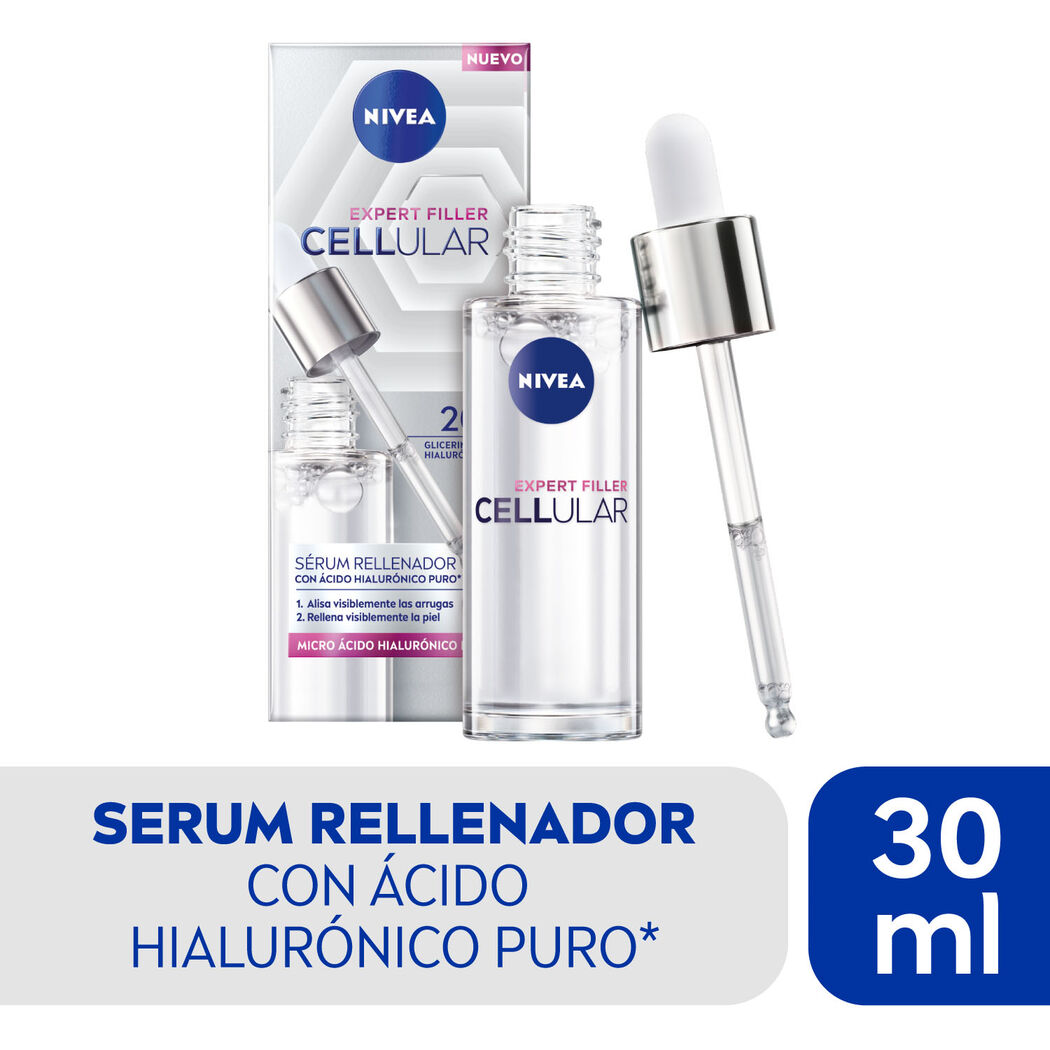 Nivea Serum Rellenador Hyaluron Cellular Filler 30 ml