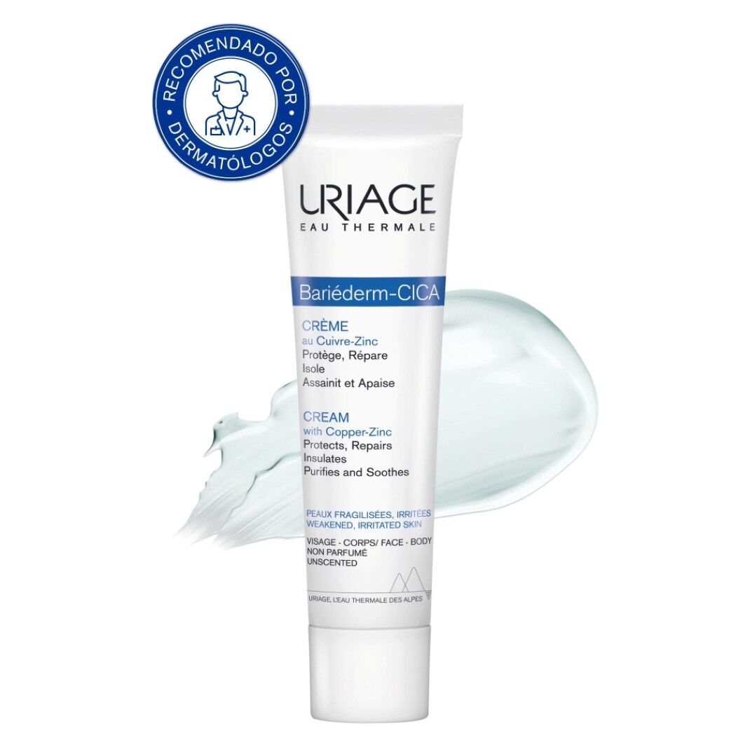 Crema Reparadora Bariéderm-CICA Con Cobre y Zinc 40ml Uriage