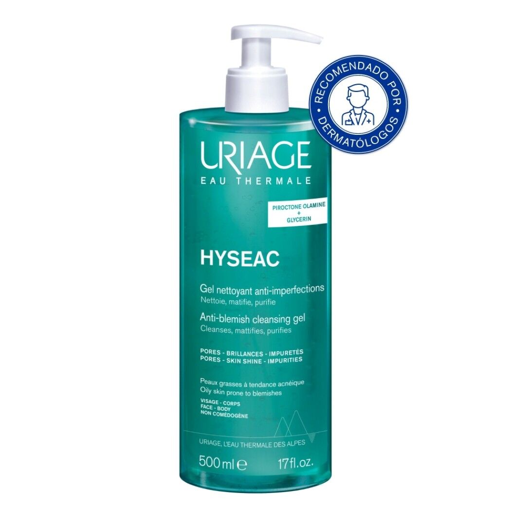 Gel Limpiador Purificante Hyséac 500ml Uriage