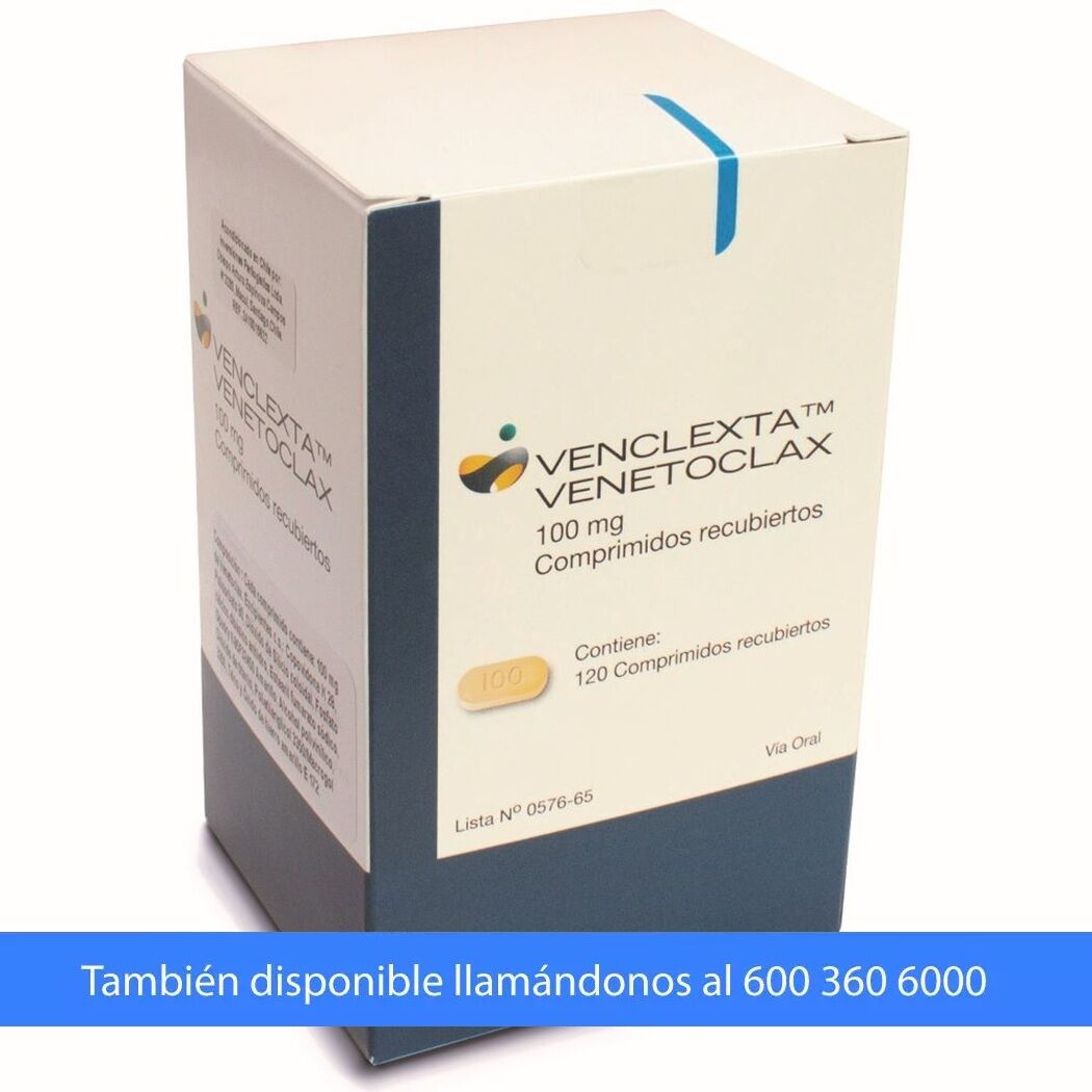 Venclexta 100mg Venetoclax 120 Comprimidos Recubiertos