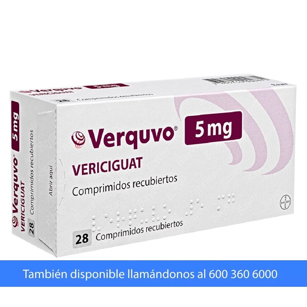 Verquvo 5mg 28 Comprimidos Recubiertos