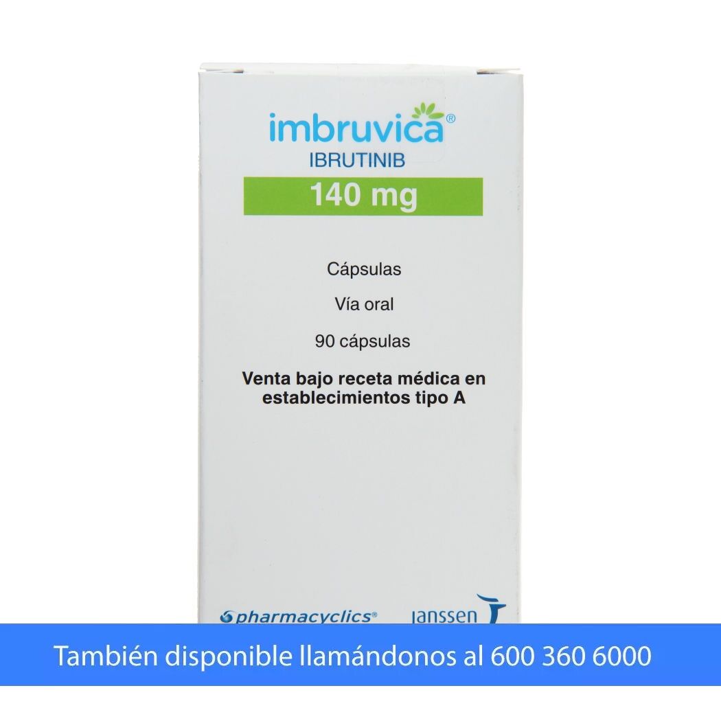 Imbruvica Ibrutinib 140mg 90 Cápsulas