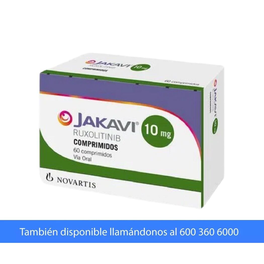 Jakavi Ruxolitinib 10mg 60 Comprimidos